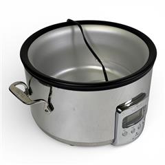 All-Clad SD712D51 4 Qt. Slow Cooker with Aluminum Insert, Silver